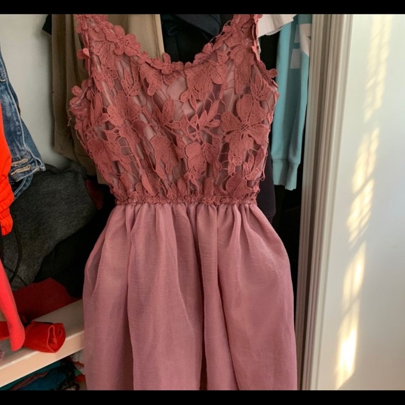 Purple Flowy Dress - Picture 2 of 2